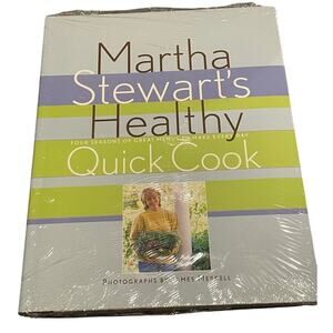 Martha Stewart Healthy‎ Quick Cook Hardcover Book 1990 New Sealed 051757702X